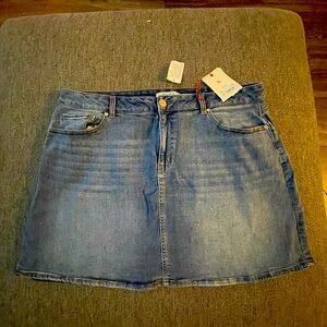 NWT Jean Skirt